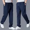 Bahar Sonbahar Joggers Erkekler Jogging Sweetpants Sports Giyim Örgü Terzini Spor Pantolon Pantolon Büyük Boy Geniş Bacak Giyim O9le#