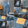 Herr jeans modedesigner mens vår/sommar ny verksamhet alla matchar casual byxor storlek 29 till 40 droppleveranskläder kläder dhcja