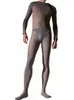 Unisex Matt 120D Nyl Bodystocking Peniskoker Close Open Kruis Bodysuit Panty Sexy Body Sha Cjoined Lingerie Pijamas L5aD #