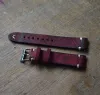 Cards Hand Made Hand Ed Vintage Leather Watch Strap 20mm 22mm 24mm Distressed Look Watch Bands Stainless Steel Polished