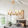 Ceiling Lights Modern Iron Chandelier For Indoor Lighting Nordic Flush Mount Lamp Gold Home Decor Fixture