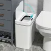 1PC 15L/3.96GALLONS TRASH自動スマートセンサーごみ世帯ベッドルームバスルームのごみ缶、オフィス寮のアクセサリー、ホームストレージ、クリーニング用品