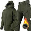 Kamb Winter Herbst Militärische Taktische Männer Jacke Anzug Outdoor Angeln Wasserdichte Warme Wandern Jagd Trainingsanzüge Set für Thermal O1kr #