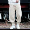 Sonbahar Kış Fi Polar Kalın Sıradan Harem Pantolon Artı Beden Jogging Pants Harajuku Nakış Pantolon Erkek Giyim Joggers I0CA#