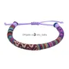 Braccialetti di fascino boho in stile etnico bracciale intrecciato per donne colorf surfista amicizia accessori per drop drop dropeyer dhogk dhogk