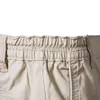 Y2K Summer New 100% Cott White Gym Shorts Mens Casual Busin Social Elastic TALIST TALIST Bermuda Beach dla mężczyzn W834#