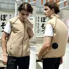 Fi Men's Summer Air Cditiing Fan Cooling Vest USB充電冷却スポーツメンズアウトドアジャケットプラスサイズM-4XL U94Q＃