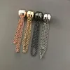 Brooches Women Muslim Magnetic Brooch Hijab Scarf Fixed Safety Buckle Pins With Chain 1Pc Fashion Jewelry Accessories