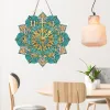 Dikiş mandala diy kristal elmas saat çapraz dikiş nakış kiti sanat mozaik saat boya