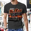 T-shirts pour hommes Tops T-shirts pour hommes Vintage Car Design Harajuku Sportswear 2022 Nouveau Short Slve Luxe Mode Chaud O Cou Survêtement Strt Ts T240325