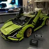 Blocchi in stock Champagne Lambo Technical Auto Fit 42115 Sian Roadster Model FKP37 Kit Modello Building Buildings Toys Kids Christmas Gifts T240327