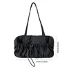 Trekkoord Dames Rits Sling Bag Multifunctioneel Veelzijdig Onderarm Casual Grote capaciteit Lichtgewicht Slouchy Reizen