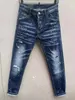 Designer jeans maschile maschile maschile slim fit motociclecolo pantaloni in jeans pannelli pannelli pannelli hip hop pantaloni