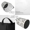 Laundry Bags Basket Storage Bag Waterproof Foldable Hand Drawn Llama Cactus Dirty Clothes Sundries Hamper Home Supplies