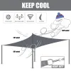 Nets HDPE Rectangle Sun Shade Sail AntiUV 185GSM Breathable Sunshade Net Tents Outdoor Garden Greenhouse Patio Car Cover Shade Cloth