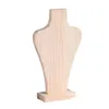 Bolsas de jóias Sacos Retrato Colar Display Stand Holder Jewellry Wood Mannequin Busto para Pingente Janela Drop Delivery Embalagem Otdhn