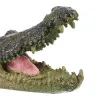 Sculptures Crocodile Head Garden Pond Floating Animal Ornament Desktop Decor Delicate Resin Accessory Tabletop