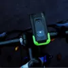 4000mAh Indução Bicicleta Luz Frontal Conjunto USB Recarregável Farol Inteligente Com Buzina 800 Lumen LED Bicicleta Lâmpada Ciclismo Lanterna 240322