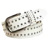 MYMC Studded Oryginalny skórzany pasek Kobiet Lady Punk Paspobabul Luksusowe pasy retro do dżinsów swobodny moda luksusowy 240315