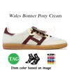 2024 Original OG Handball Spezial Notitle Wales Bonner Pony Leopard Shoes Дизайнерские туфли для мужчин и женщин Классические домашние розовые бархатные черно-белые кроссовки на платформе с резинками