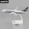 Jason Tutu 1/200 skala Ryan Air B737 Plan Model Airplane Model Aircraft Assemble Plastic Airplane Drop 240314