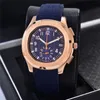 High quality mechanical Aquanaut 5968 watches luxury Mens watch Eta automatic calendar display fine steel Gold Case sapphire fashion watches grenade watch