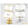 Other Event & Party Supplies Stainless Steel Sign Stand Ticket Metal Frame Tabletop Place Card Holder Food Menu Jewelry Clothes Price Dhpau