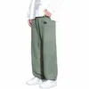 Winter Jeans Männer High Street Fi Feste Farbe Volle Länge Gerade Bein Hosen Koreanischen Stil Hohe Taille Lose Streetwear Männlich 53sv #
