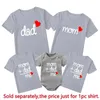 Mama papa mij familie bijpassende outfits vader dochter zoon kleding look tshirt papa en mij papa baby kinderkleding vader baby outfits 240318