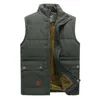 Jumpsnow Men's Sreevel Coat 2024 Fur Fi Plus Size Male Warm Watistcoat Fleece Vest Men Brand Clothing Winter Vest Jackets b4iy＃