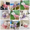 Vêtements de chien Mode Automne Hiver Pull pour animaux de compagnie Cardigan Vêtements Coeur Chaud Chiens Vêtements Chat Petit Épaissir Mignon Rose Fille Chihuahua