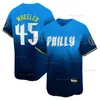 Phillies 2024 City Connect Jersey Trea Turner Harper J.T. 영역 Nick Castellanos Kyle Schwarber Zack Wheeler Alec Bohm Bryson Stott Johan Rojas Marsh