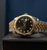 2024 QC Classic Watch Mens 41mm Männer Größe BPF Factory 126333 Jubiläumsgurt 2813 Automatische Bewegung Zwei-Ton-Gold Edelstahl Diamant Dial Dial