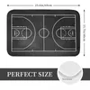 Bath Mats Basketball Court Foot Mat Kitchen Shower Door Sport Quick Dry Fashion Bathroom Waterproof Anti Slip Toilet Pad