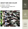 Pellicole 5PCS Bundle 10 "x 12" Camouflage Trasferimento di Calore Vinile Ferro Su Maglietta HTV Stampato per Indumento Abbigliamento Decor Hot Press Film Flex