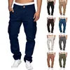 Pantalons pour hommes Cargo Tactique Vintage Multi Poches Randonnée Travail Coton Casual Outdoor Jogger Pantalones Hombre