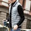 2023 Nouveau manteau d'hiver pour hommes 90% gilet en duvet de canard blanc portable veste à manches ultra légère gilet portable pour hommes i4td #
