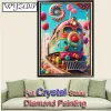 Ponto 5d 100% Crystal Diamond Painting Landscape Full Square Mosaic Bordado Kits Cross Stitch Kits Crystal Diamond Art Home Decor 231101