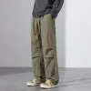 American décontracté et pantalon de jambe droite confortable pour un pantalon de parachute d'été masculin, un ajustement slim et un M5ZP fiable #