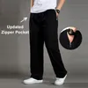 men Fat Pants Plus Size Cargo Sweatpants Oversized Casual Overalls Big Size Loose Trouser Sports Streetwear Tactical Youth 6XL J68U#