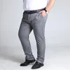 spring Summer men pants 5XL 6XL 7XL 8XL 9XL 10XL waist 138cm Plus size elastic weight 145kg large size pants men h5Ce#