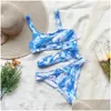 Costumi a due pezzi Costume intero a Y Costume da bagno con fascia incrociata Costume da bagno donna Push Up Triangolo siamese Costume da bagno estivo Mticolor Beach W Dh8On