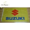Tillbehör Flagg Suzuki Yellow 2ft*90 cm) 3ft*150 cm) Storlek Juldekorationer för hemflaggbanare gåvor