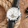 2019 New Fashion Mens 가죽 스트랩 자동 손목 Watch289L