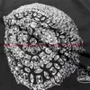 T-shirt da uomo DONDA Diamond Mask Head T Shirt Uomo Donna T-shirt casual di alta qualità T240325