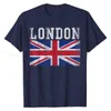 Vintage Ld England Uni T-Shirt Gráfico Homens Camisetas Fitn Tops Apertados Camisa Cott Cool f2B1 #