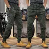 ankle Banded Pants Men's Summer Thin Plus Size Slim Fit Straight Trousers Japan Style Casual Cargo Pants Men Hip Hop Joggers N5Nl#