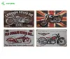 Aihome Motorcycles Metal Plate Vintage Home Decor Signes en étain Bar Restaurant Café décor Signe Peste Plaque Plaque Mall Stickers9112001