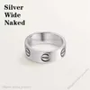 Дизайнер ювелирных изделий для мужчин Кольцо Love Screw Дизайнерское кольцо классический дизайн Кольца из титановой стали Позолоченные, никогда не выцветают Неаллергическое золото/серебро/розовое золото