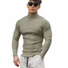 solid Color Lg Sleeve Spring And Autumn Casual Thread Hoodie Lg Sleeve High Collar Men's Warm Daily Outdoor Sports Trend 01ks#